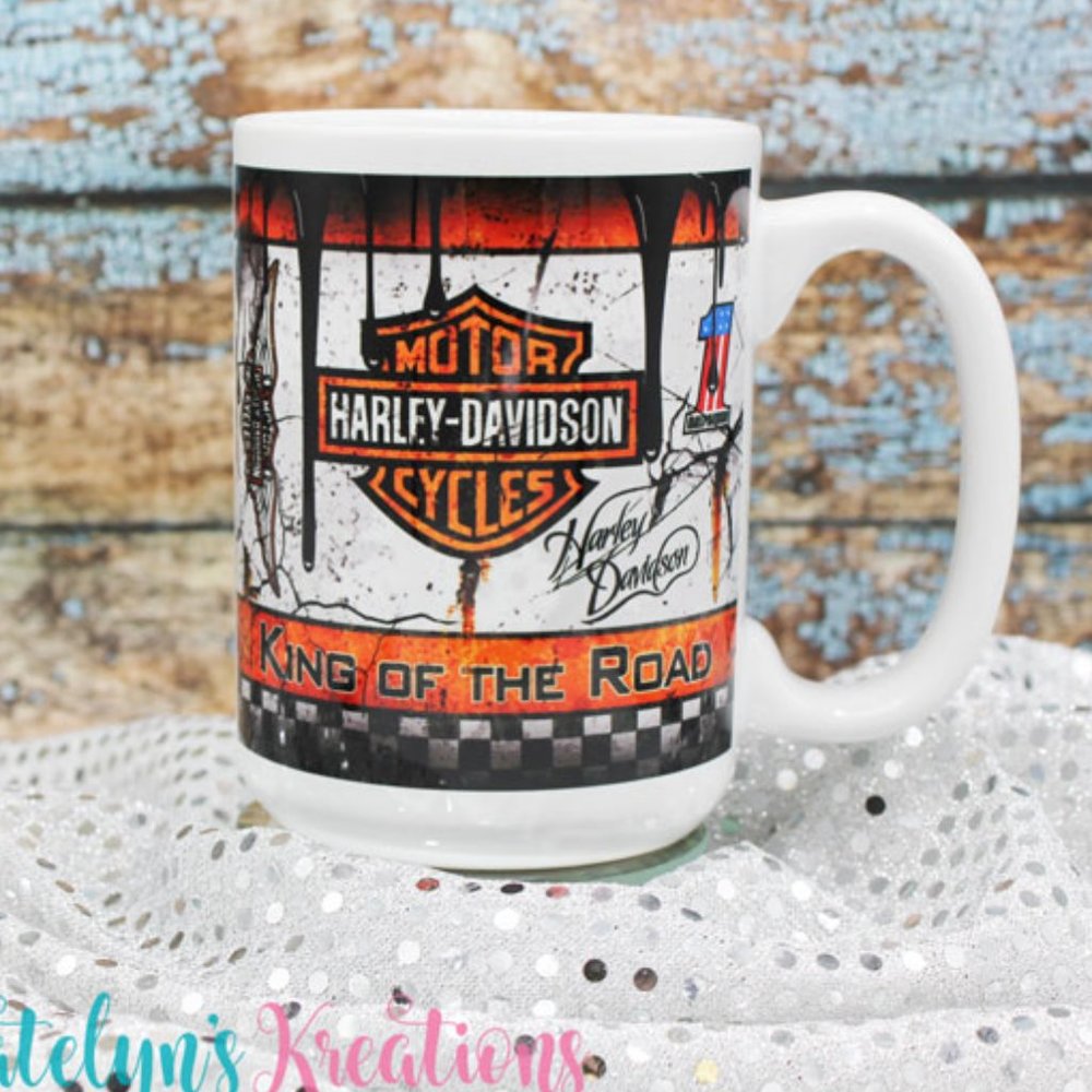 NEW Harley Davidson - 15oz Ceramic Coffee Mug RTS